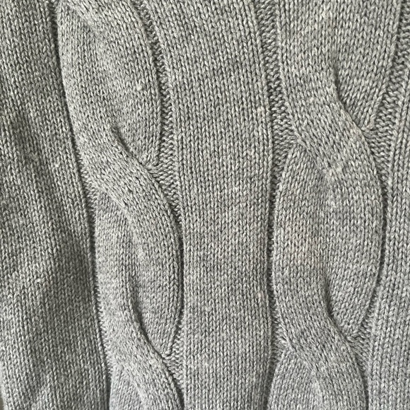 Lacoste Gray Knit Wool-cotton Hooded Sweater - Picture 5 of 7